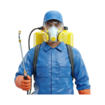 Chemical Sprayer in full PPE